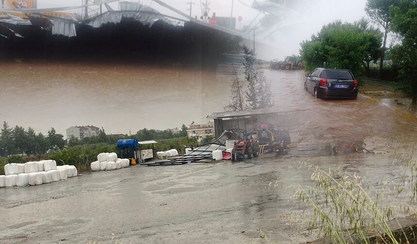 Aydın’da sağanak kabusu, ortalık savaş alanına döndü