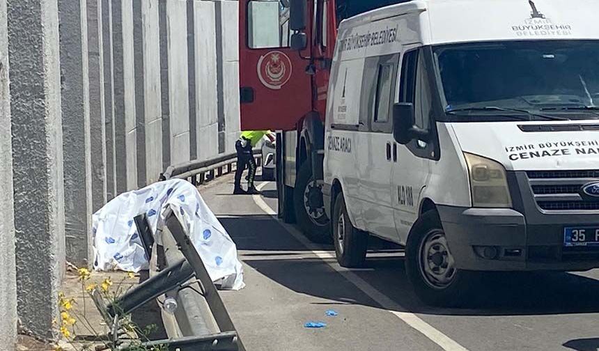 Bariyere çarpan motosikletin sürücüsü hayatını kaybetti