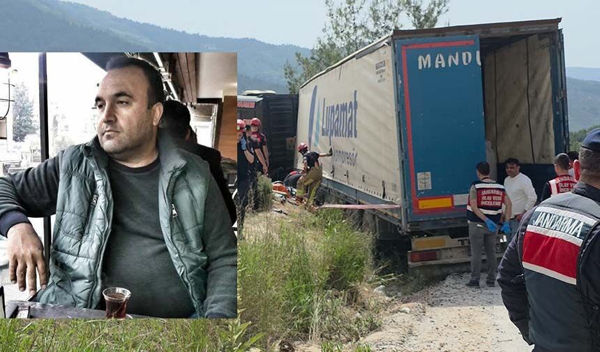 Devrilen tırın altında kalan sürücü hayatını kaybetti