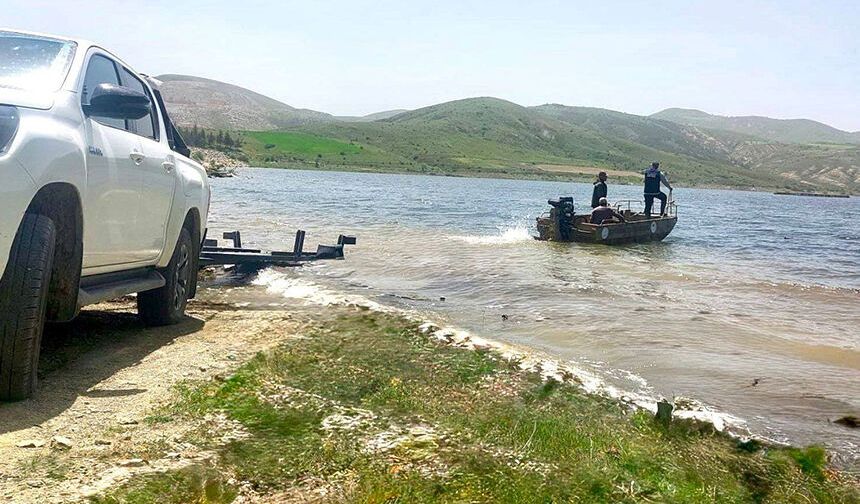 Ekipler baraj ve göletlerde