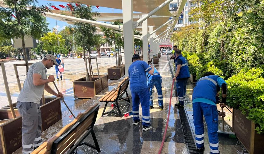 Başkan Çerçioğlu talimat verdi, ekipler Aydın’ın dört bir yanında çalışıyor