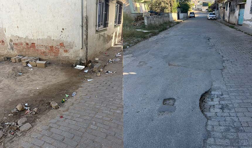 CHP’li Anıl Yetişkin gör bunları! Osman Yozgatlı Mahallesi hizmet bekliyor