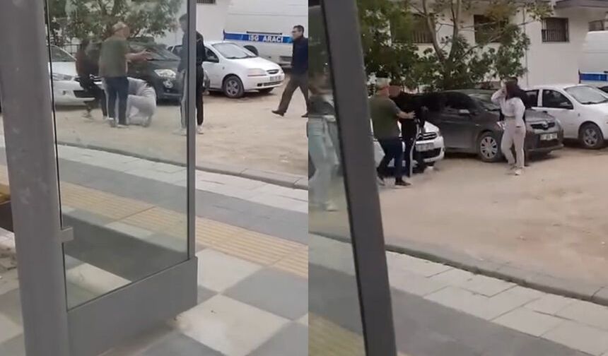 Kızların kavgasını ayıran vatandaşlara saldırdı