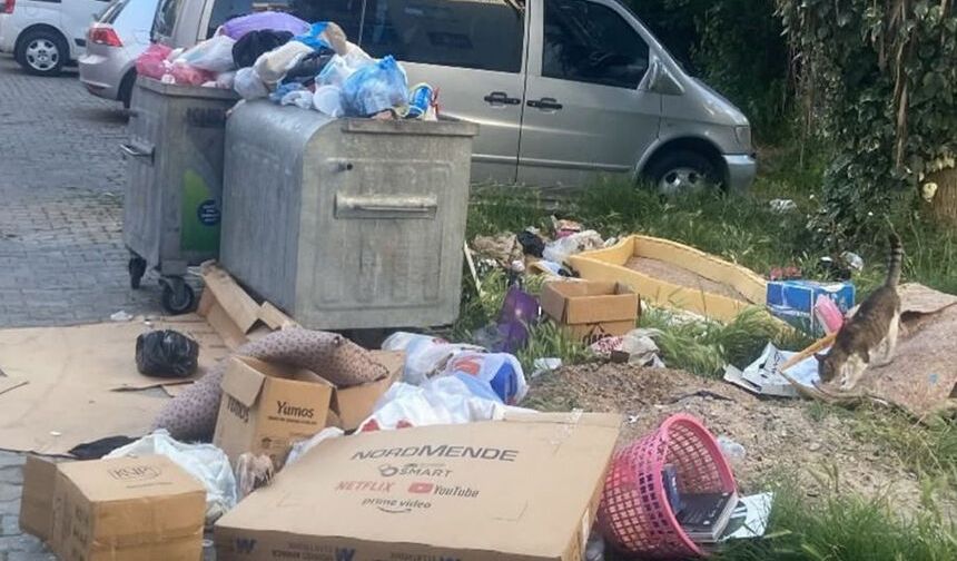 Kuşadası çöplüğe döndü