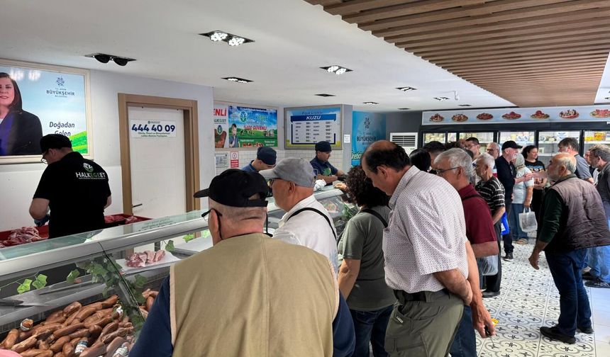 Nazilli’de Halk Ege Et’te bayram yoğunluğu