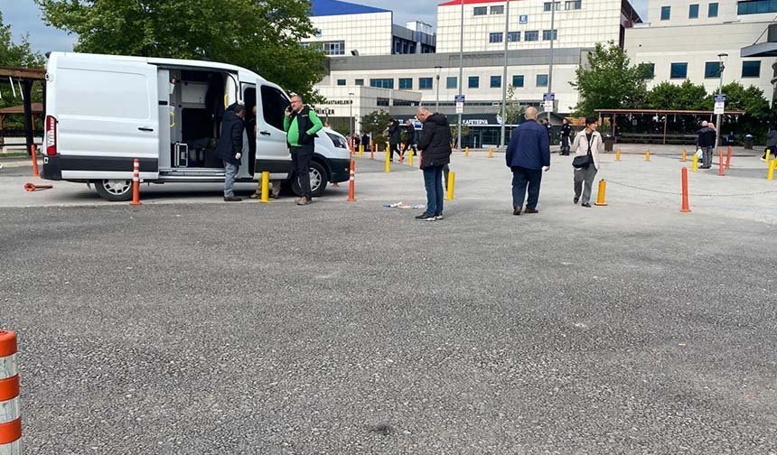 Üniversite hastanesinde panik anları