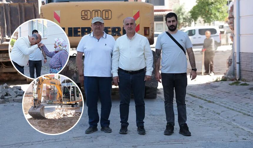 Başkan Aytekin Kaya çalışıyor, İncirliova’nın üstyapısı yenileniyor