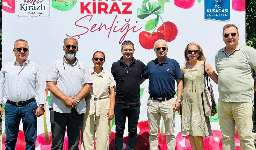 Başkan Behçet Alp Kiraz Şenliği'nde vatandaşlarla buluştu