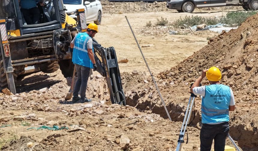 Başkan Çerçioğlu’nun talimatıyla altyapı çalışmaları aralıksız sürüyor