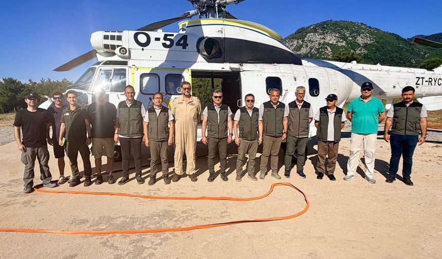 Helikopter Aydın’a konuşlandı