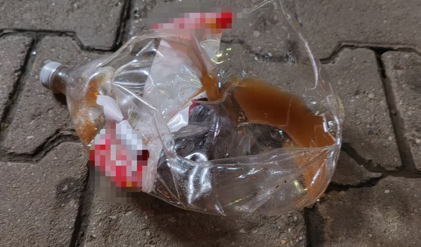 Sirke şişesi patladı