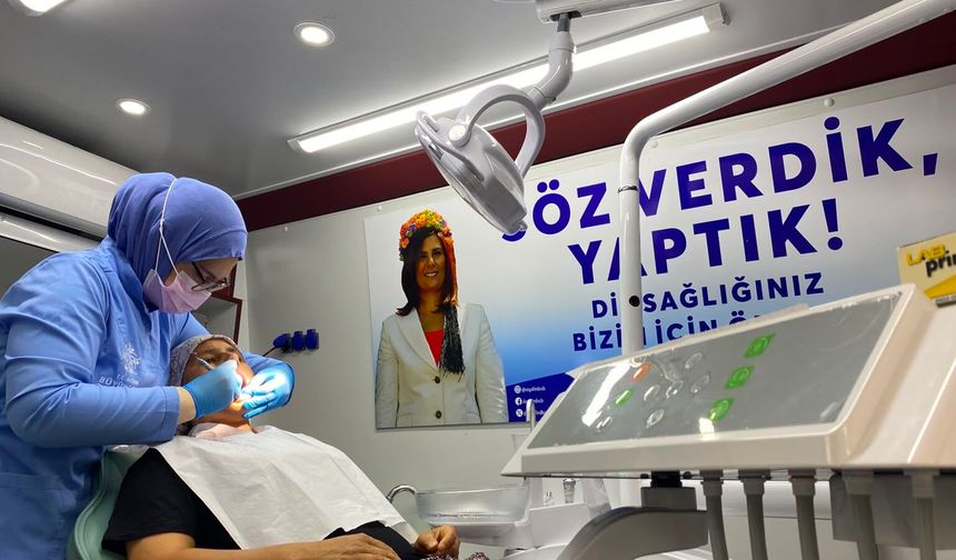 Sosyal belediyecilikte Özlem Çerçioğlu İmzası: Mobil diş kliniği Bozdoğan’da