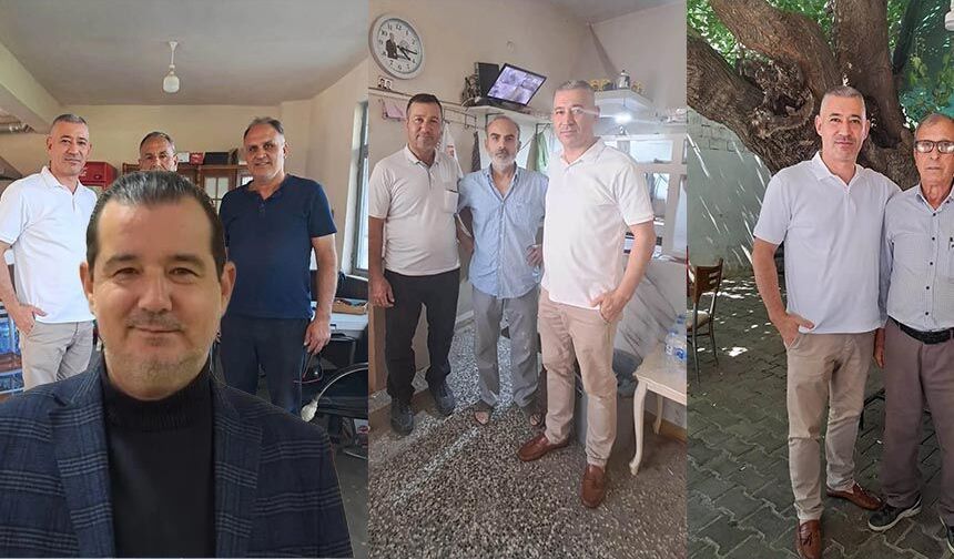 AK Parti Efeler sahaya indi: 3 mahallede yeni üyeler ve esnafla buluşma