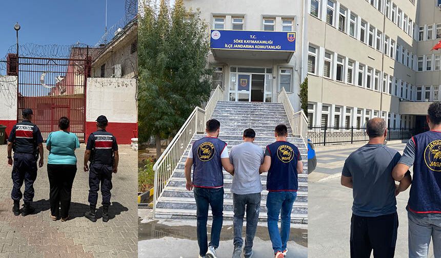 Aydın’da 3 kişi kıskıvrak yakalandı