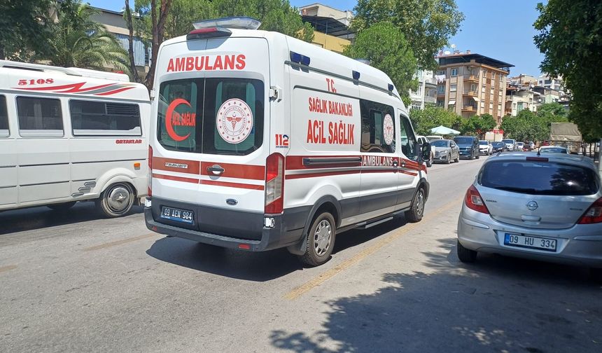 Aydın’da motosiklet ile kamyonet çarpıştı