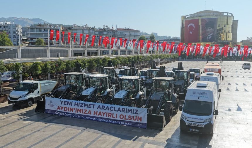 Başkan Çerçioğlu Büyükşehir Belediyesi’nin araç filosunu 90 milyon liralık yatırım ile güçlendirdi