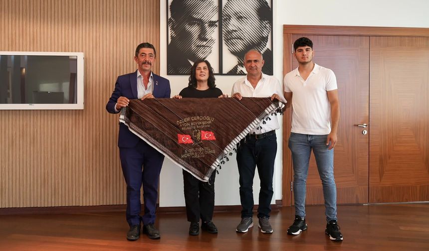 Başkan Çerçioğlu’na Çine Akçaova ve Altınabat Mahallesi Muhtarlarından ziyaret