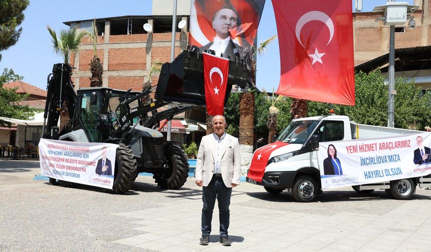 Çerçioğlu tahsis etti, İncirliova’ya yeni araçlar geldi