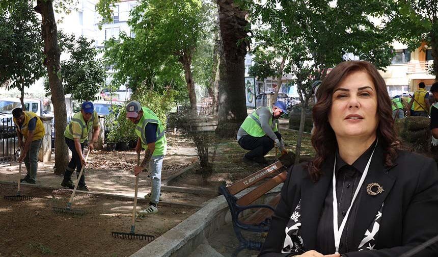 Başkan Çerçioğlu’nun çalışmalarıyla Aydın’ın park ve yeşil alanları yenileniyor