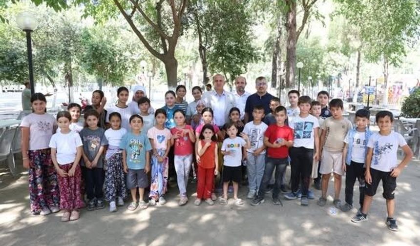 İncirliova'da Kur'an kursu öğrencileri Kültür Park'ta ağırlandı