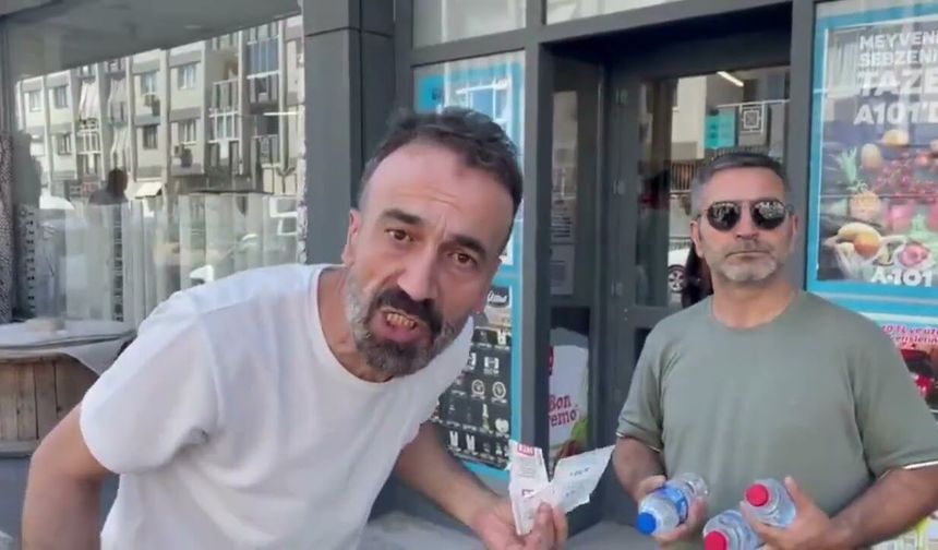 Küçük şişe suya 24 saatte zam tepkisi.. Vatandaş denetim istedi
