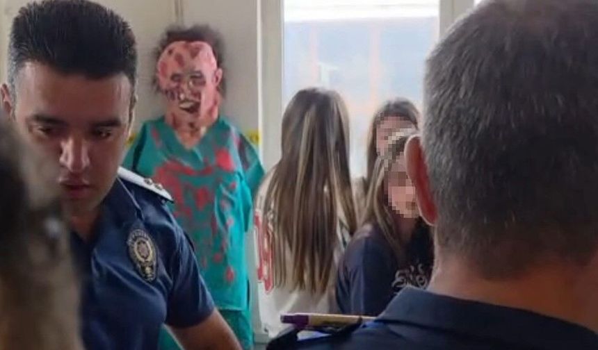 Uzun süre kapıyı açmadılar, içeriden 18 yaşından küçük 8 kişi çıktı