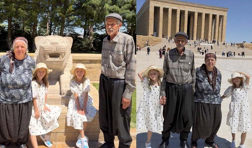 34 yıl sonra gelen mucize! İkiz çocuklarıyla Anıtkabir’e koştular