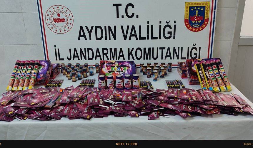 Didim'de 4 bin 630 adet yanıcı ve yakıcı madde ele geçirildi