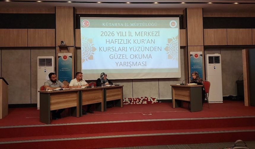 Kur'an-ı Kerim'i Güzel Okuma Yarışması düzenlendi