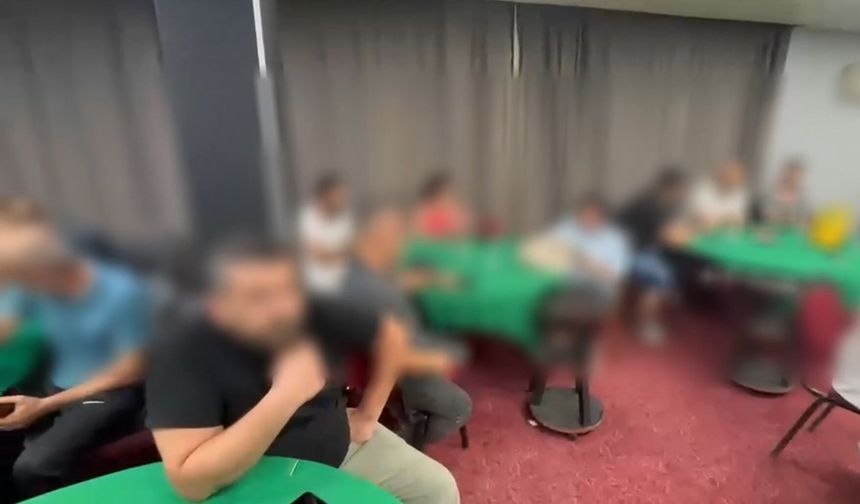 Dışardan düğün salonu olarak görünüyordu, içeride çok sayıda kişi basıldı