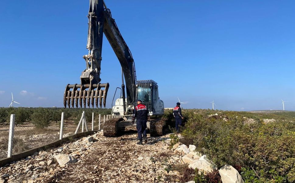 Aydın Didim’de hazine arazisinde yakalandılar