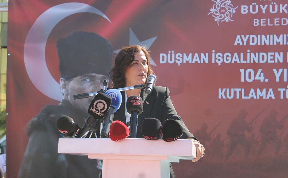 Aydın'ın düşman işgalinden kurtuluşunun 104. yıldönümü kutlandı