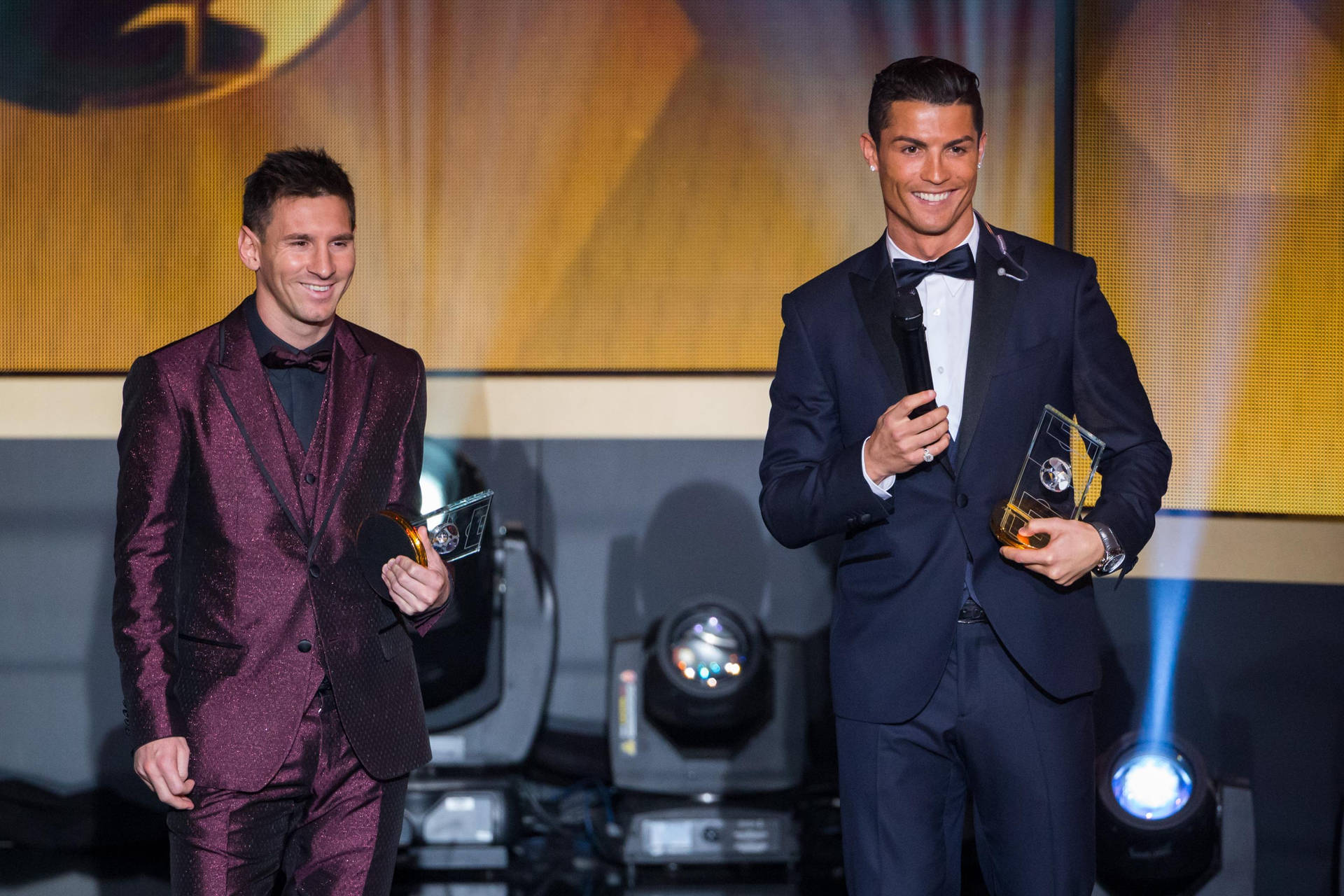 Awards Messi And Ronaldo 4K H3Nreb3V9Rxnugwr