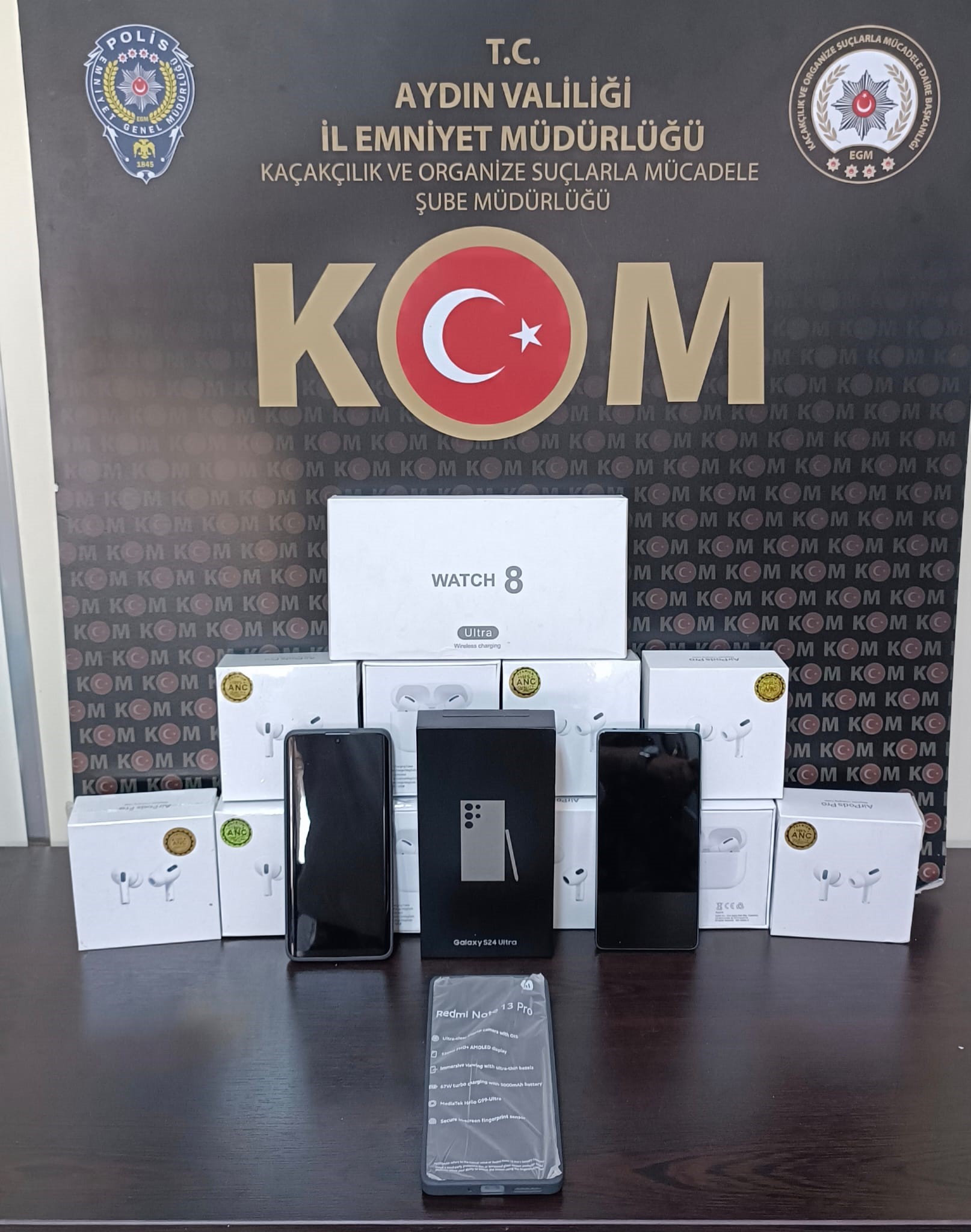 Aydın'da 200 Bin Tl Değerinde Kaçak Telefon Ele Geçirildi1