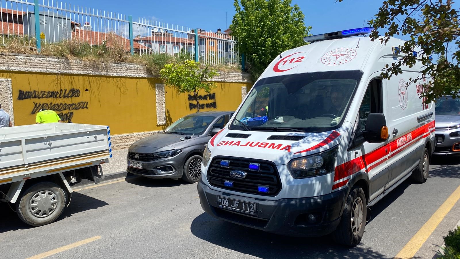 Aydın'da Otobüse Arkadan Çarpan Motosiklet Sürücüsü Hastanelik Oldu 1