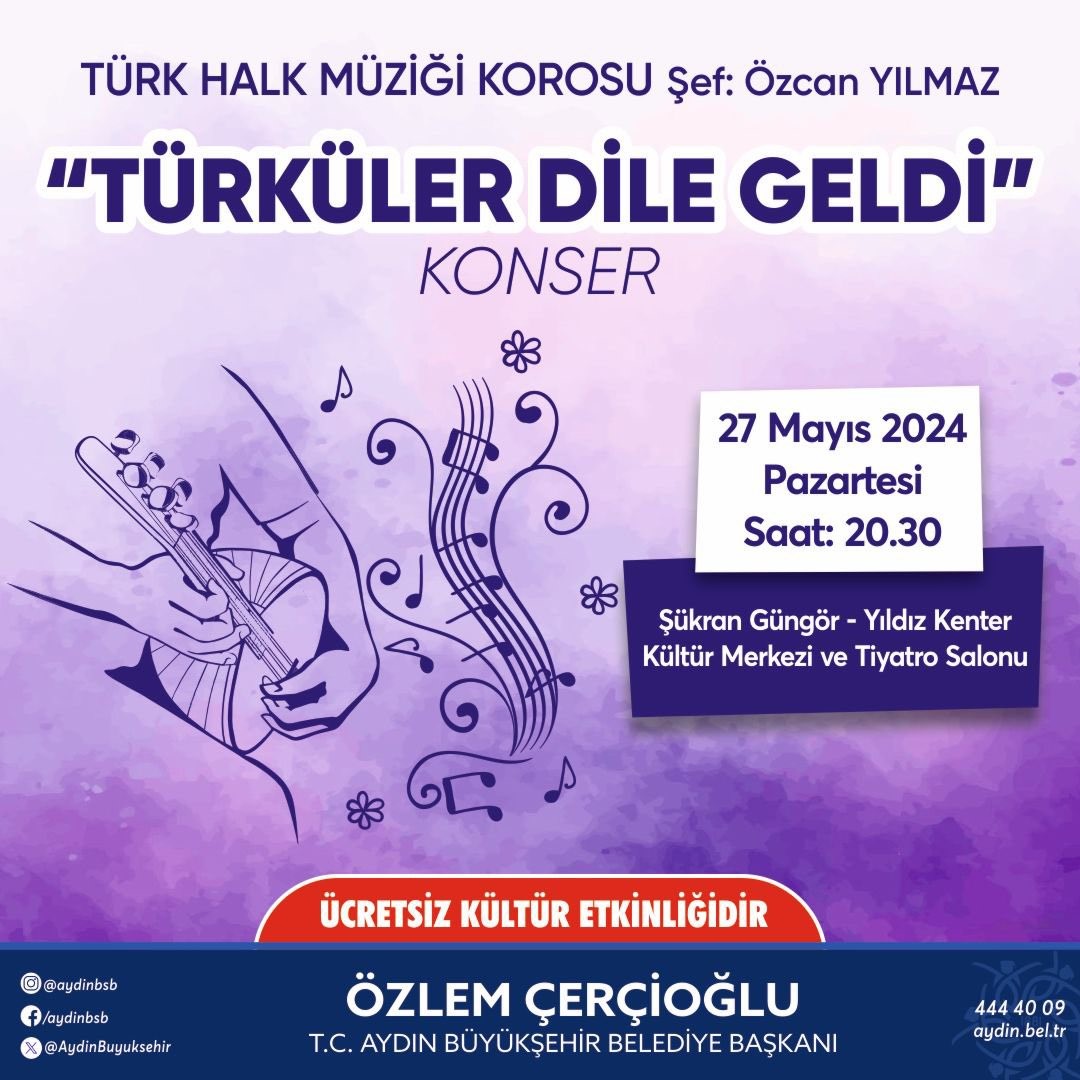 Aydın'da Türküler Dile Gelecek 2