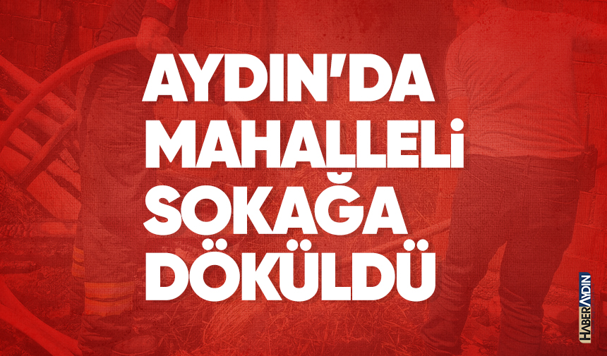 Aydın'da Mahalleli Sokağa Döküldü (3)