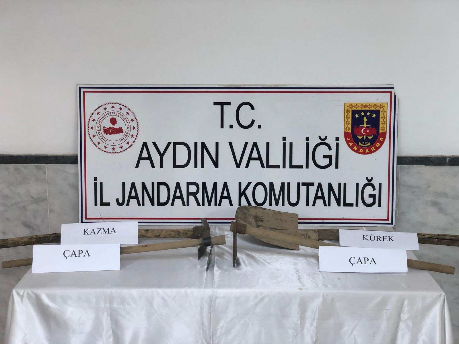 Aydın'da Tarlada Yakalandılar 1