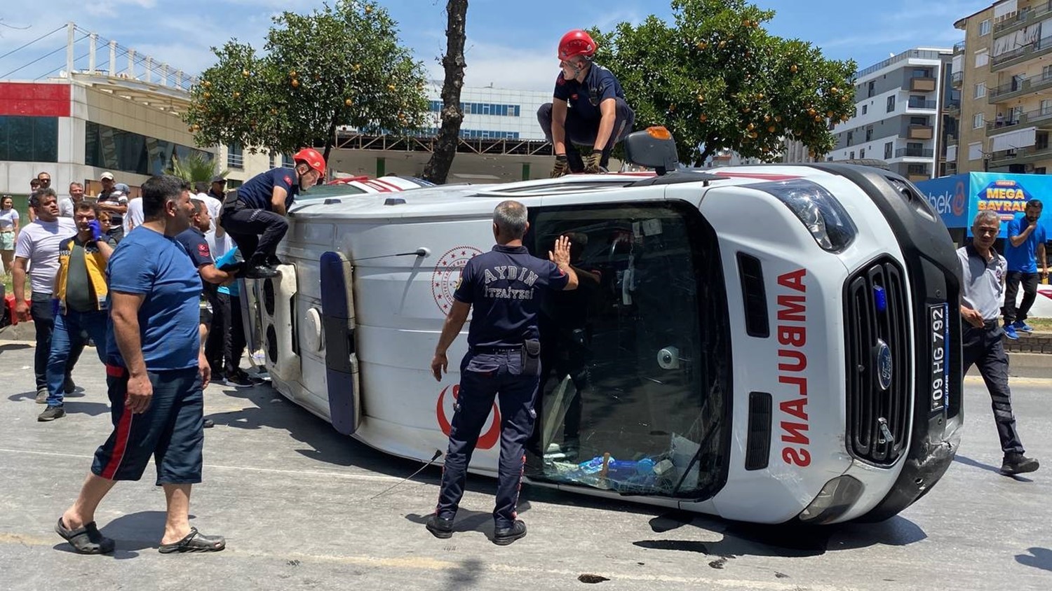 Aydın'daki Ambulans Kazasının Görüntüleri 6