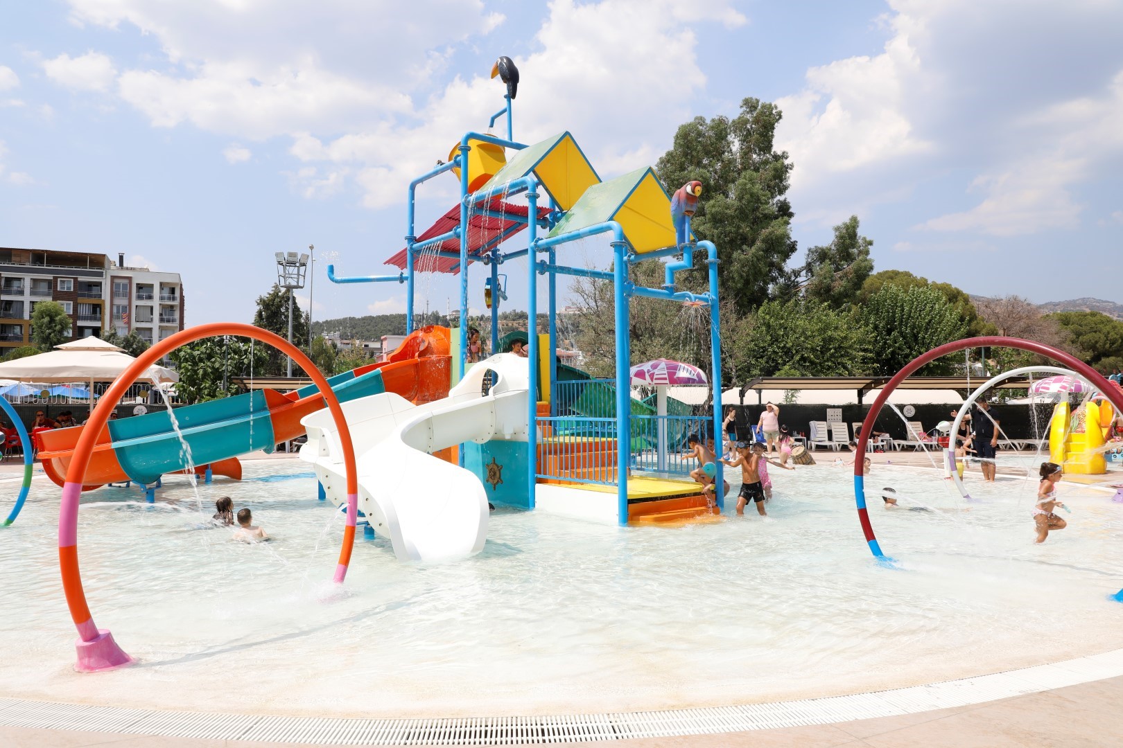 Aydın Tekstil Park'taki Aquapark Çocukların Gözdesi Oldu (5)