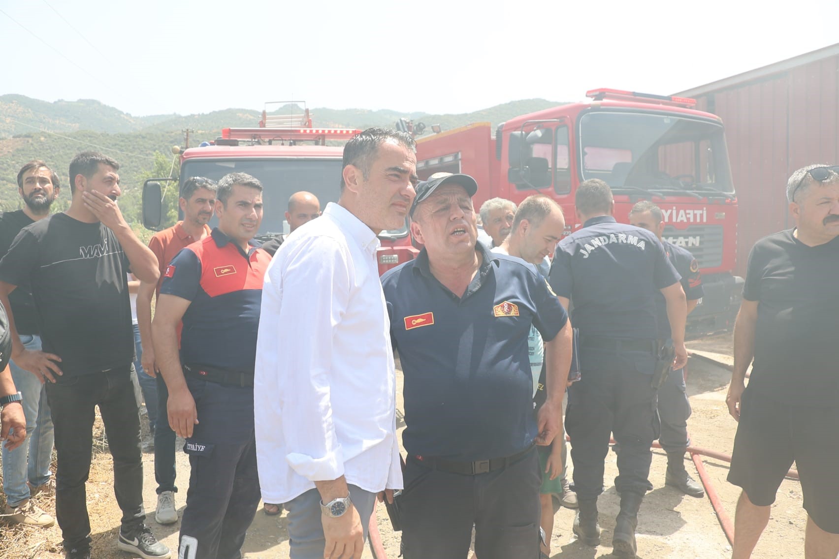 Aydın'da Saman Deposunu Yangını Korkuttu (4)