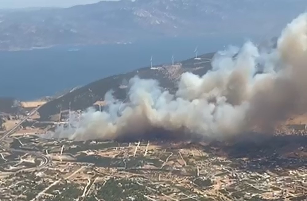 Aydın Didim'de Yangın Başladı