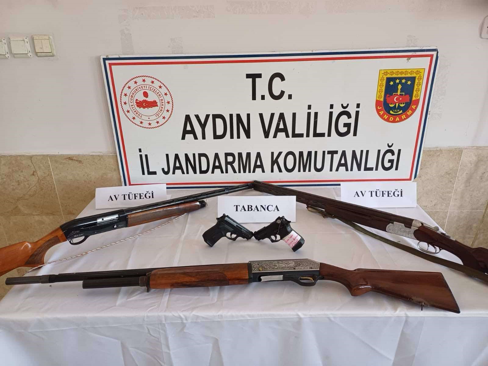 Aydın'da 8 Kişiden 10 Silah Çıktı (2)