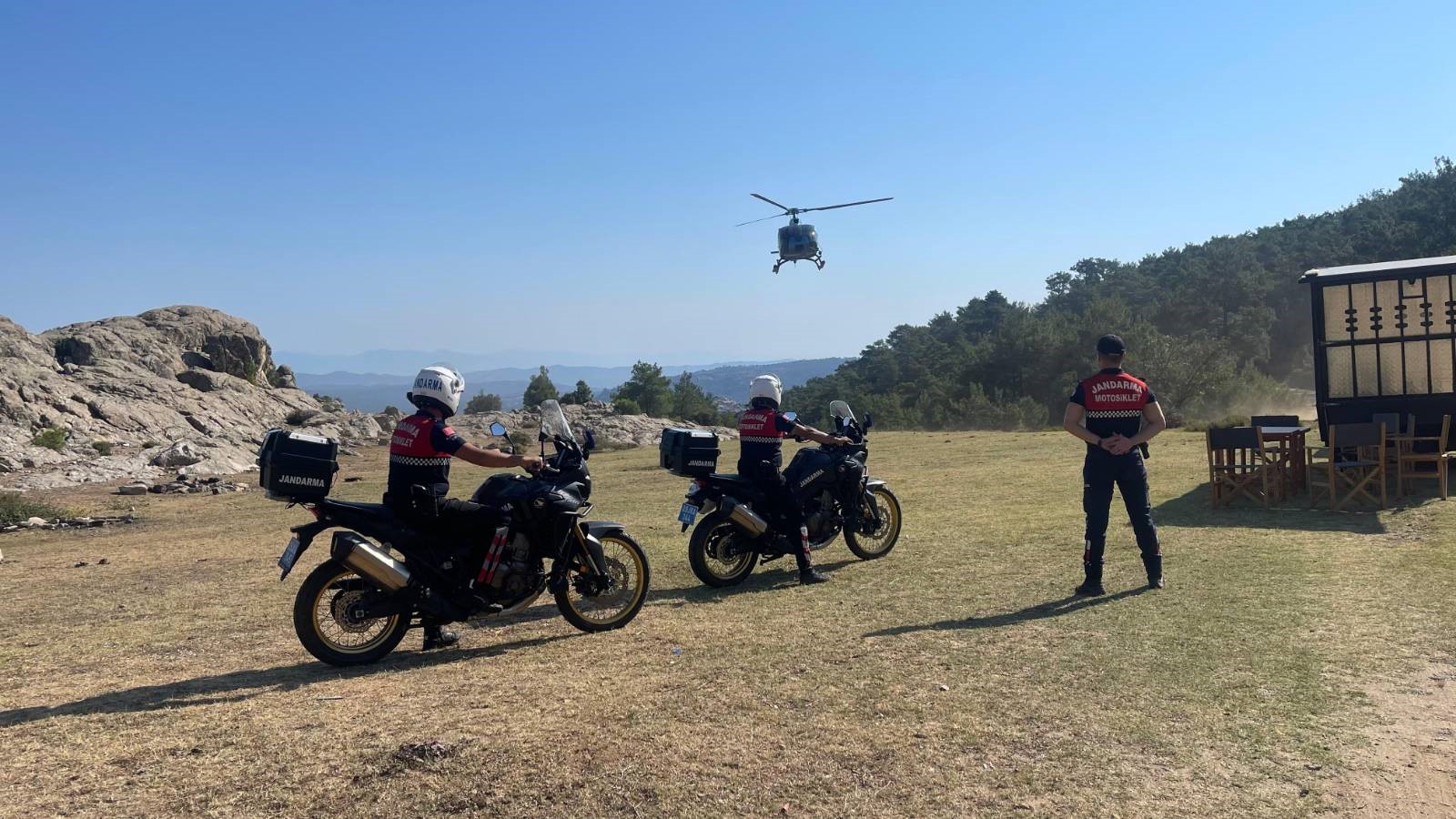 Aydın'da Helikopterler Havalandı