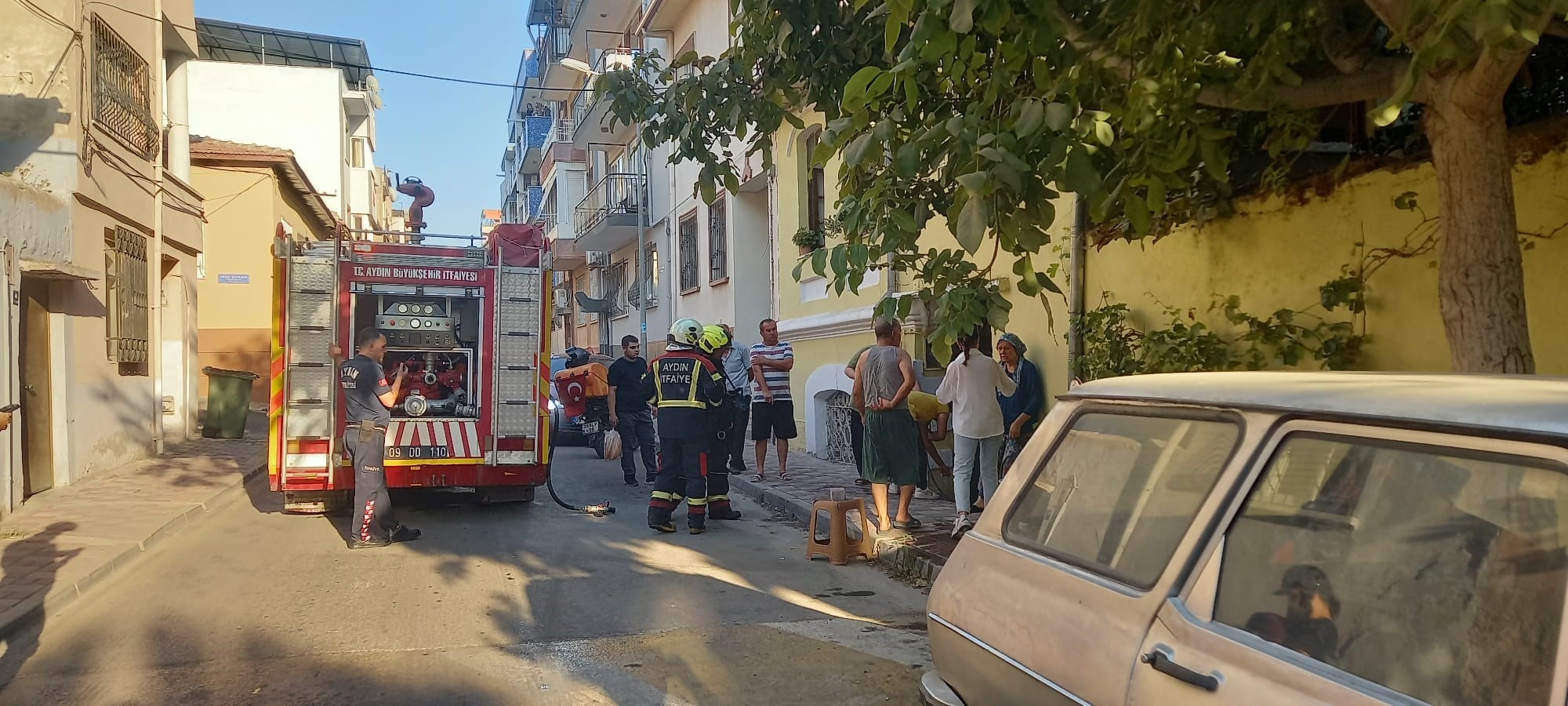 Aydınlı Kurye Evi Yanmaktan Kurtardı