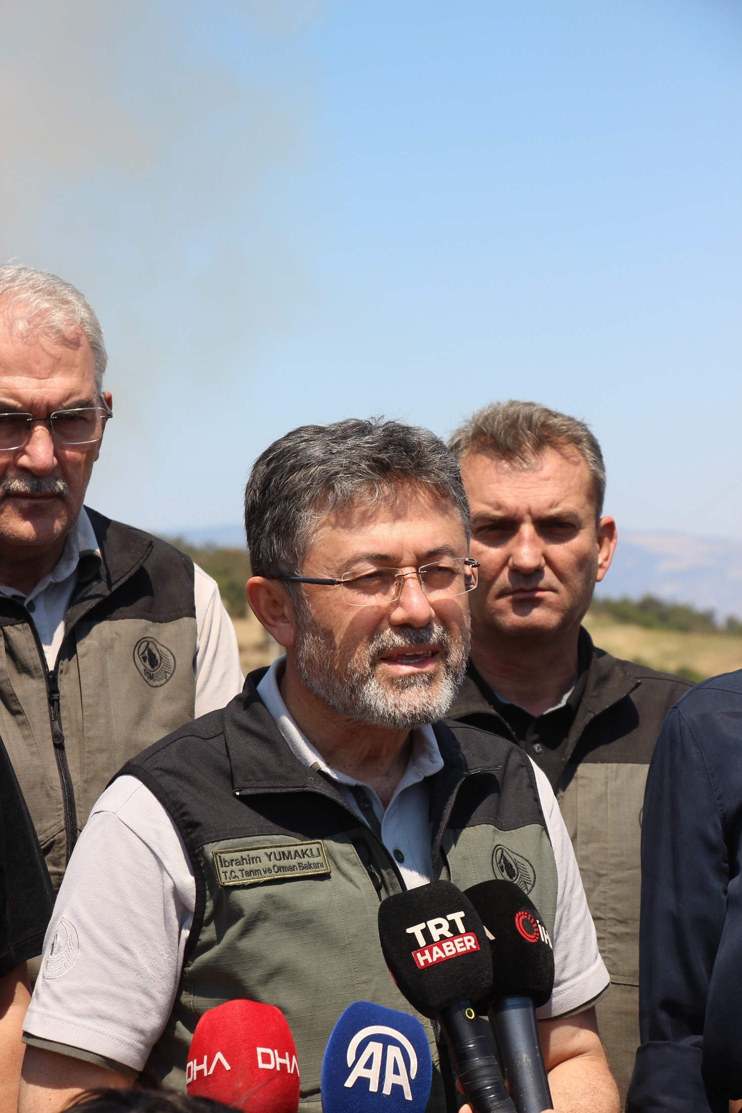 Bakan Yumaklı Aydın'da Yangınla Ilgili Bilgi Verdi (2)