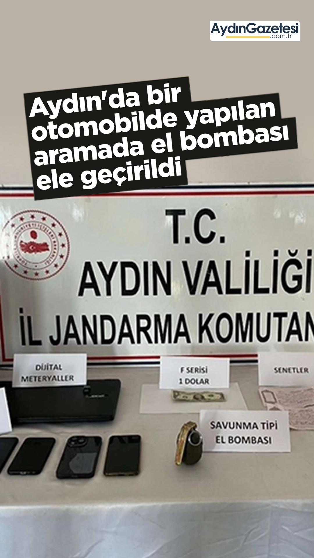 Aydın Nazilli’de El Bombası Ele Geçirildi (5)