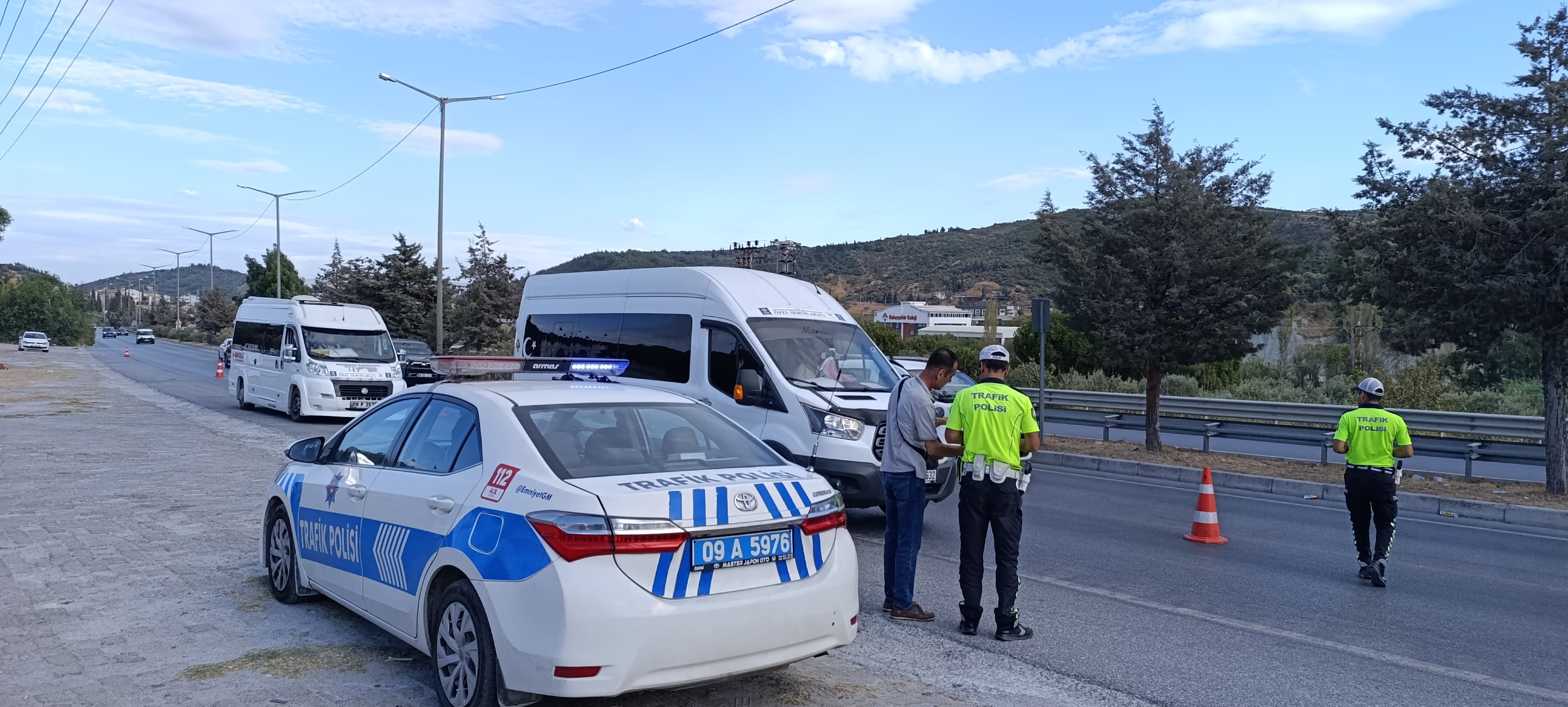 Aydın Söke’de Okul Servislerine Sıkı Denetim