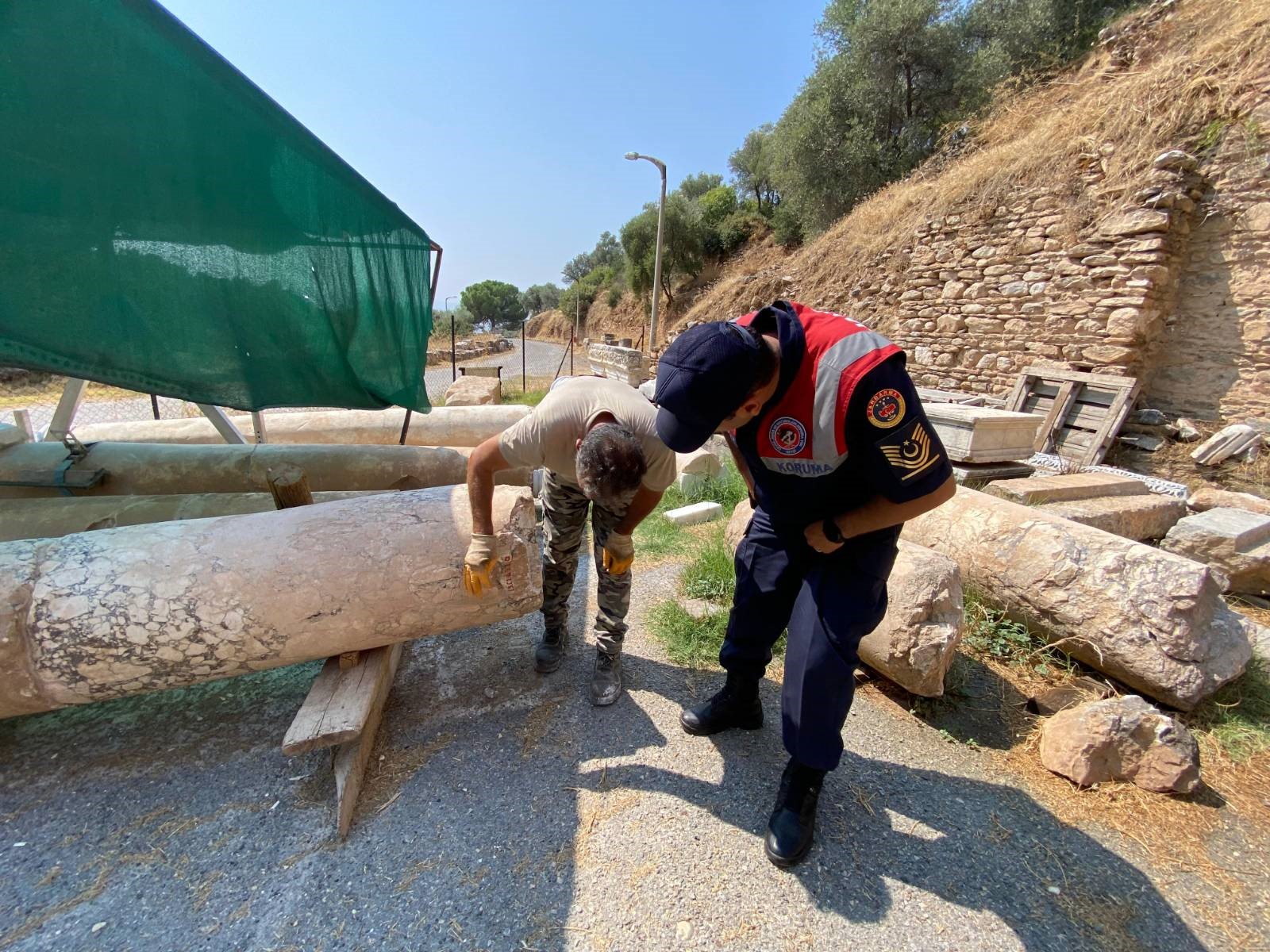 Jandarma Nysa'da Ziyaretçileri Bilgilendirdi (4)