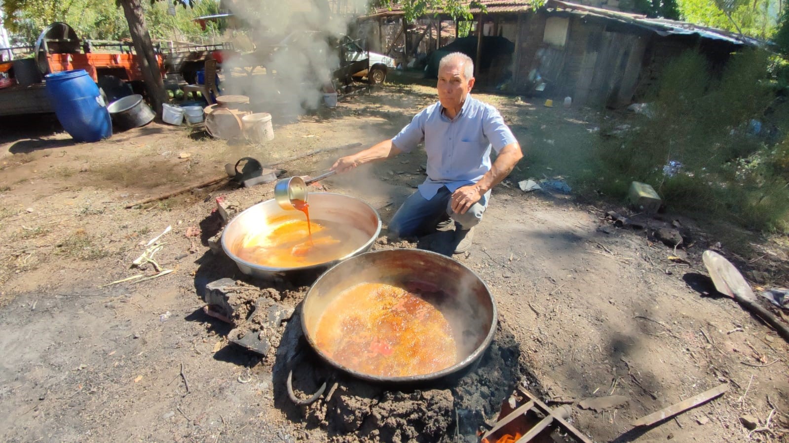 Tarlada Kalan Karpuzlar Bakın Nasıl Değerlendirildi (6)